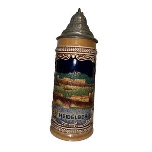 Heidelberg Ceramic Beer Stein with Lid